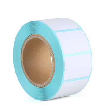 Cheapest self adhesive barcode blank white roll thermal label printing sticker